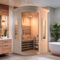 Sauna finlandese, ancora imballata.
