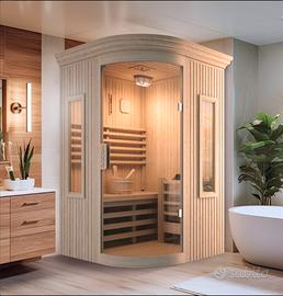 Sauna finlandese, ancora imballata.