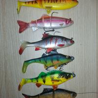 esche artificiali LUCCIO SILURO BLACK BASS