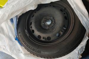 4 cerchi ferro R15 a 5 fori 