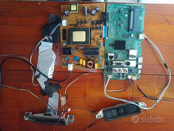 scheda madre  e video TV LCD  telefunken