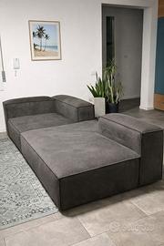 Divano componibile pelle riciclata Lennon