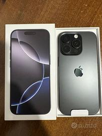 Apple Iphone 16 pro 256 gb black in garanzia