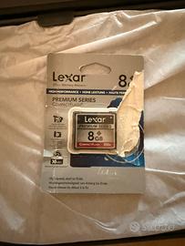 Compact flash 8gb LEXAR premium series 30mb/s 200x