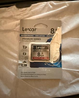 Compact flash 8gb LEXAR premium series 30mb/s 200x
