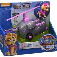 Paw patrol skye elicottero razzo con personaggio