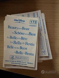 Mancolista "La bella e la bestia" 1992 - Panini