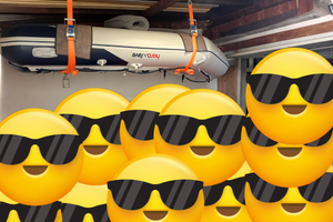 Tender Honda marine honwave T32 Johnson 15