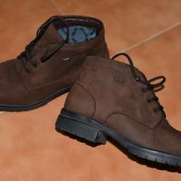 Scarpe donna Stonefly marroni in pelle scamociata