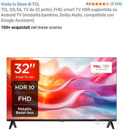 TV TCL 32 pollici FHD