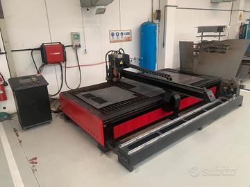 Taglio plasma 3000x1500 spessore massimo 45 mm