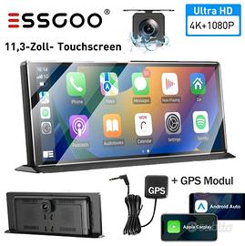 Carplay+dash cam 11" in 4k 