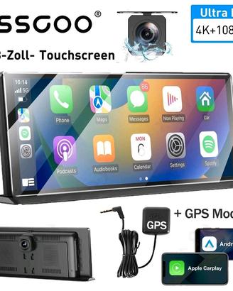 Carplay+dash cam 11" in 4k 
