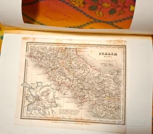 Antica Mappa "Italia Media" - Incisione Originale 