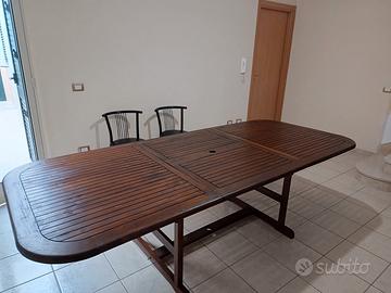 Tavolo  in legno  .Acacia 