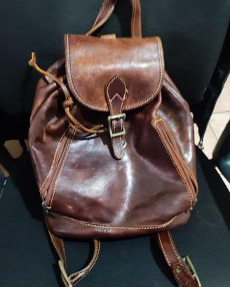 Zaino donna in pelle – Stile Vintage Artigianale