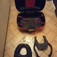 Bauletto k52, piastra Givi e piastra Multistrada