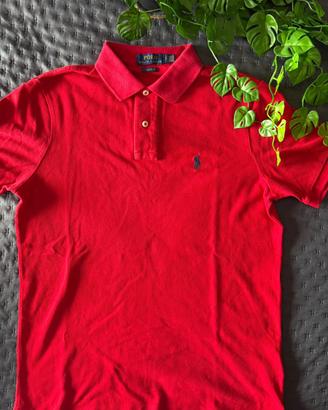Polo Ralph Lauren Rossa -Taglia S -Classic fit