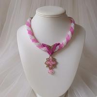 Collana Vintage Croce Araldica Pendente Anni40look