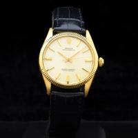 Rolex Oyster Perpetual 18 kt gold 34 mm ref 1005