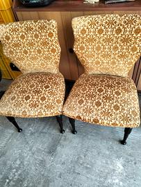 Poltroncine imbottite anni 70