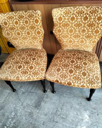 Poltroncine imbottite anni 70