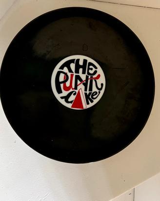 Piatto design a forma di vinile 33 giri