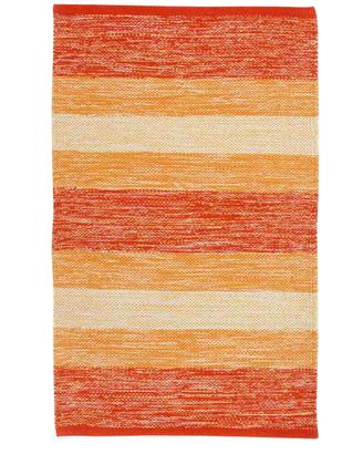 Tappeto 100% cotone Bagno Cucina Arancio 50x80 cm