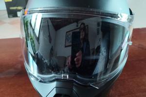 casco moto modulare taglia L 