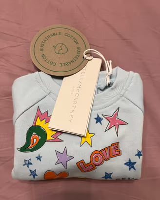 Felpa neonata 3 mesi Stella McCartney Kids NUOVA