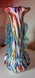 Vaso Murano Fratelli Toso Vintage Anni '70 - Vetro