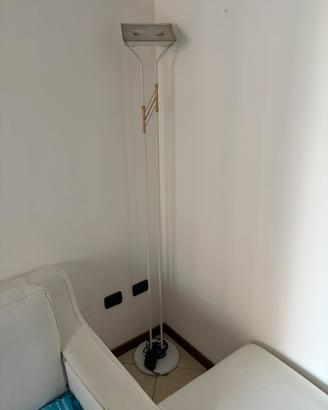 Lampada Piantana Vintage bianco e ottone anche Led