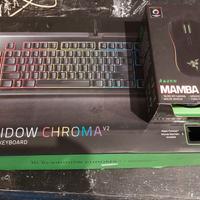 Tastiera da gaming Razer Blackwidow Chroma V2 +