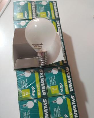 70 Lampadine  60W E14 Sfera Opaca / Smerigliata
