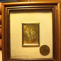 quadretto con foglia d oro francese