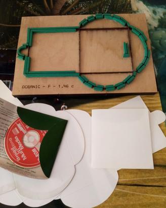 COPRI CD-ROM in cartone PRE-FUSTELLATI