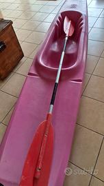 canoa in poliuretano mod Tahiti uno con pagaia