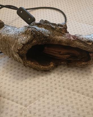 lampada in legno di betulla