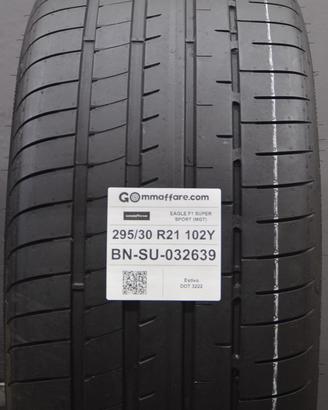 1 Pneumatico 295/30 R21 Goodyear Eagle F1 Super Sp