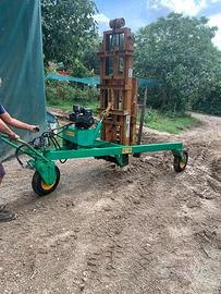 Muletto carica fieno a motore benzina