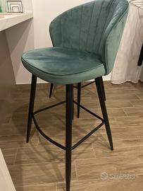 N2 sgabelli snack verde  chiaro