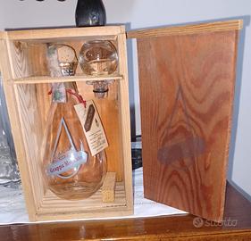 DECANTER VUOTO GRAPPA REIMANDI 1977 SCATOLA LEGNO