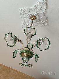 Lampadsrio vetro murano lavorato a mano