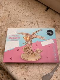 Puzzle di legno  - 3d wooden puzzle DRAGONFLY