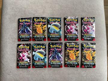 Pacchetti pokemon destino di paldea x10