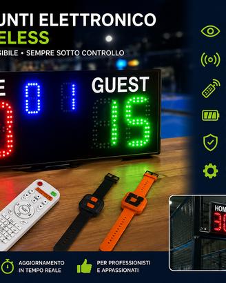 Segnapunti elettronico a LED PADEL Tennis