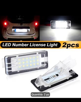 Led baule targa dacia renault