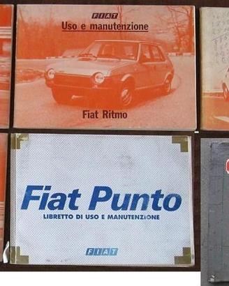 Libretti uso e manutenzione fiat