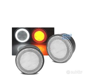 FRECCIE ANTERIORI JEEP WRANGLER JK 07-18 LED BIANC