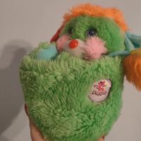 pooples peluche vintage verde e multicolor 1985